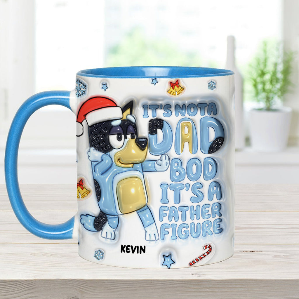 It's Not A Dad Bob - Personalized Father Accent Mug