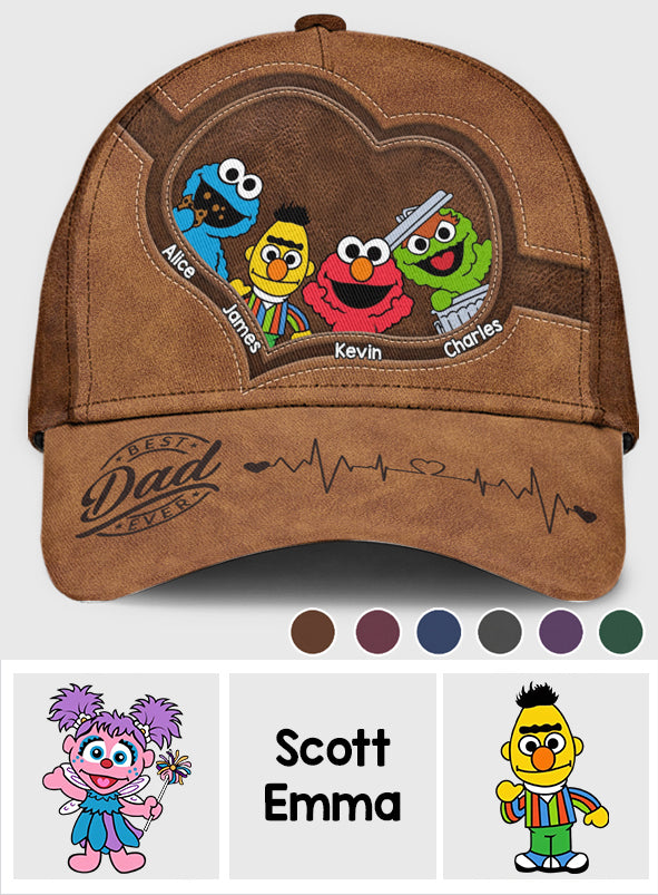 This Daddy/ Dad/ Grandpa... Belongs To - Personalized Father Classic Cap