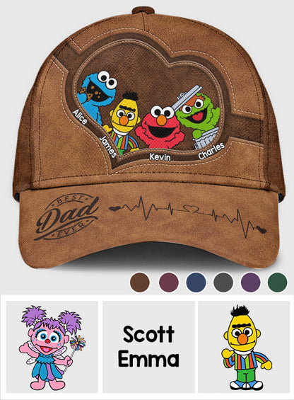 This Daddy/ Dad/ Grandpa... Belongs To - Personalized Father Classic Cap