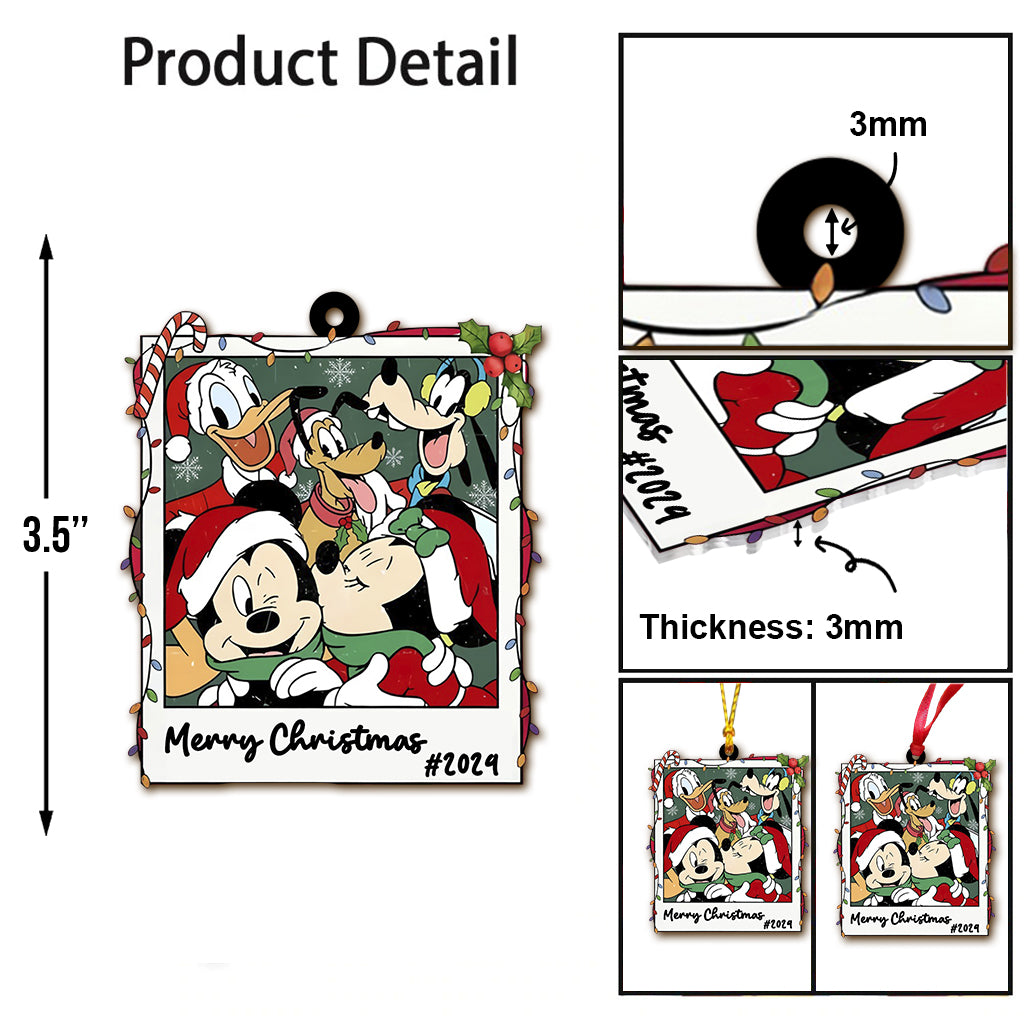 Merry Christmas Disneyland - Personalized Mouse Ornament