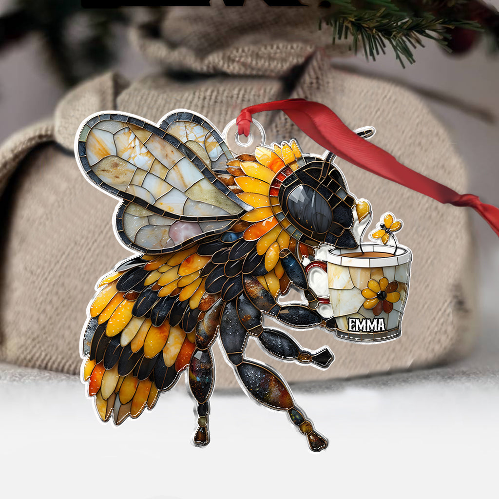 Love Bees - Personalized Bee Custom Shaped Ornament