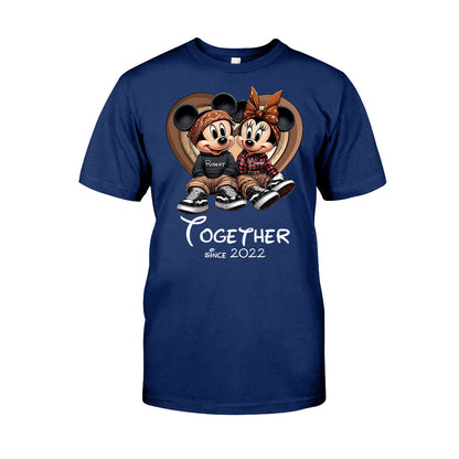 Chicano Couple Together Since - Personalized Mouse T-shirt And Hoodie
