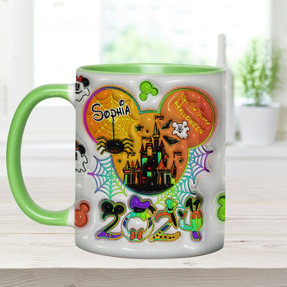 Happy Halloween - Personalized Mouse Accent Mug