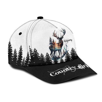 Country Girl - Personalized Hunting Classic Cap