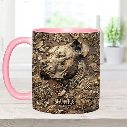 Cool Pitbull - Personalized Dog Accent Mug