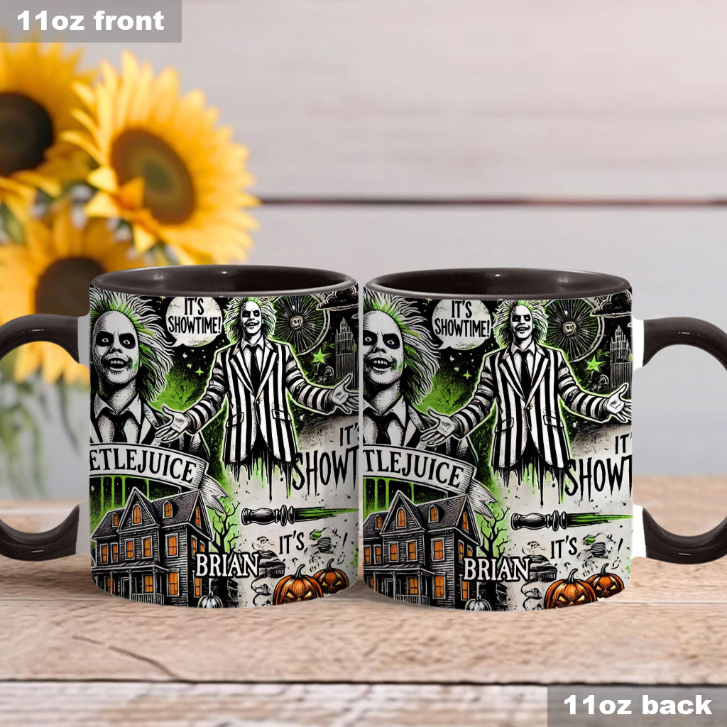 It's Show Time - Personalized Accent Mug
