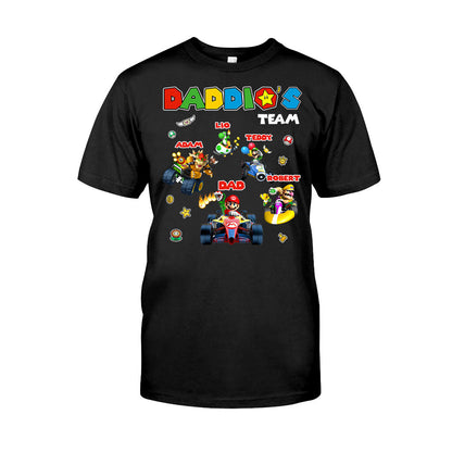 Best Daddio Mario Ever Any Title - Personalized Super Plumber T-shirt And Hoodie