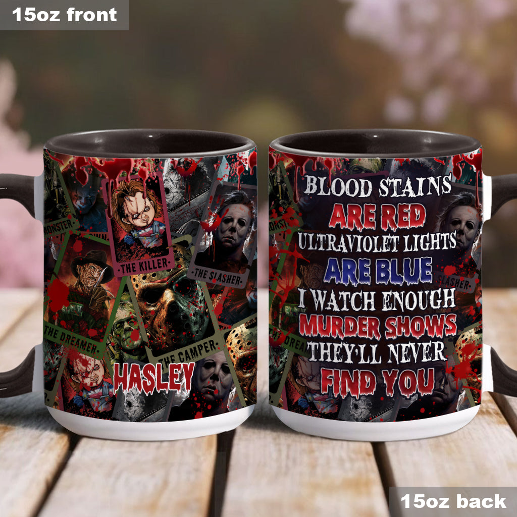 True Crime Mug - Personalized Accent Mug