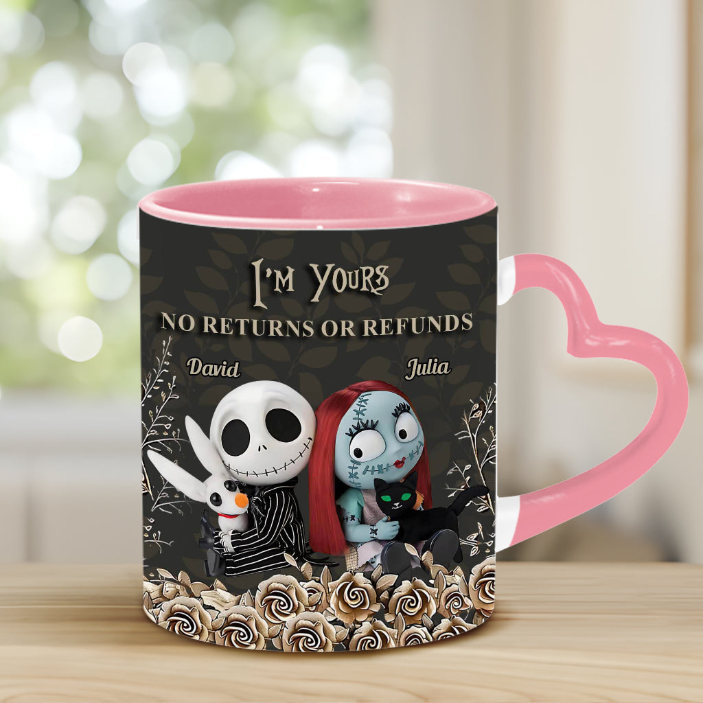 I'm Yours - Personalized Nightmare Heart Handle Mug