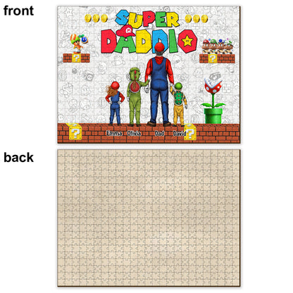 Super Daddio - Personalized Super Plumber Jigsaw Puzzle