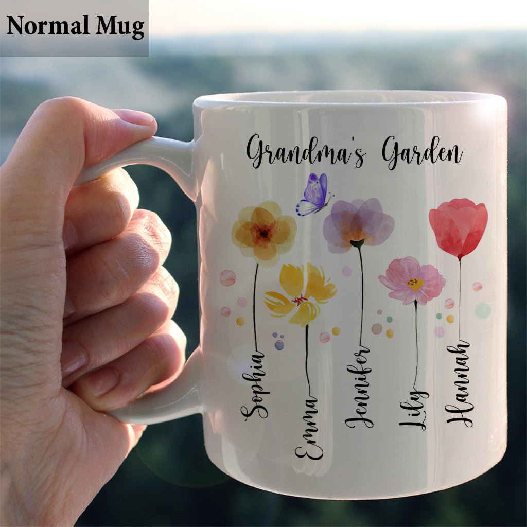 Grandma Garden - Personalized Grandma Mug