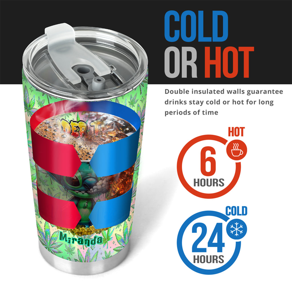 Under The Influence 420 - Personalized Weed Tumbler