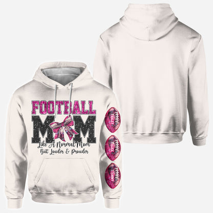 Football Mom - Personalized Football All Over Shirt