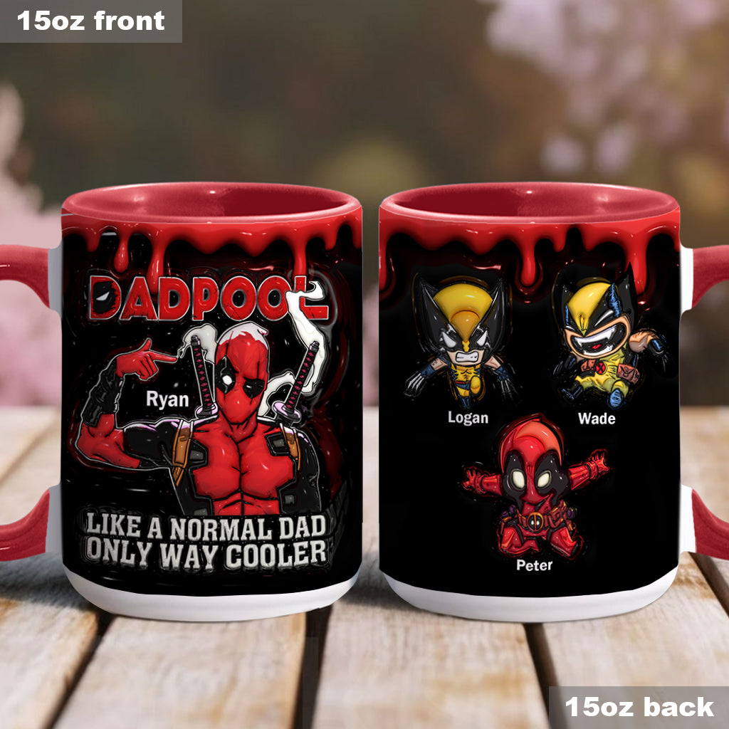 Dadpool Personalized Mug - Personalized The Psychopath Accent Mug