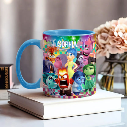It's Okay To Feel All The Feels - Personalized Accent Mug