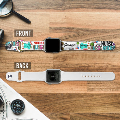 Nurse Life - Personalized Nurse Apple Watch Band