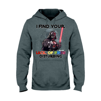 I Find Your Lack of Pride Disturbing - Personalized LGBT Support T-shirt And Hoodie