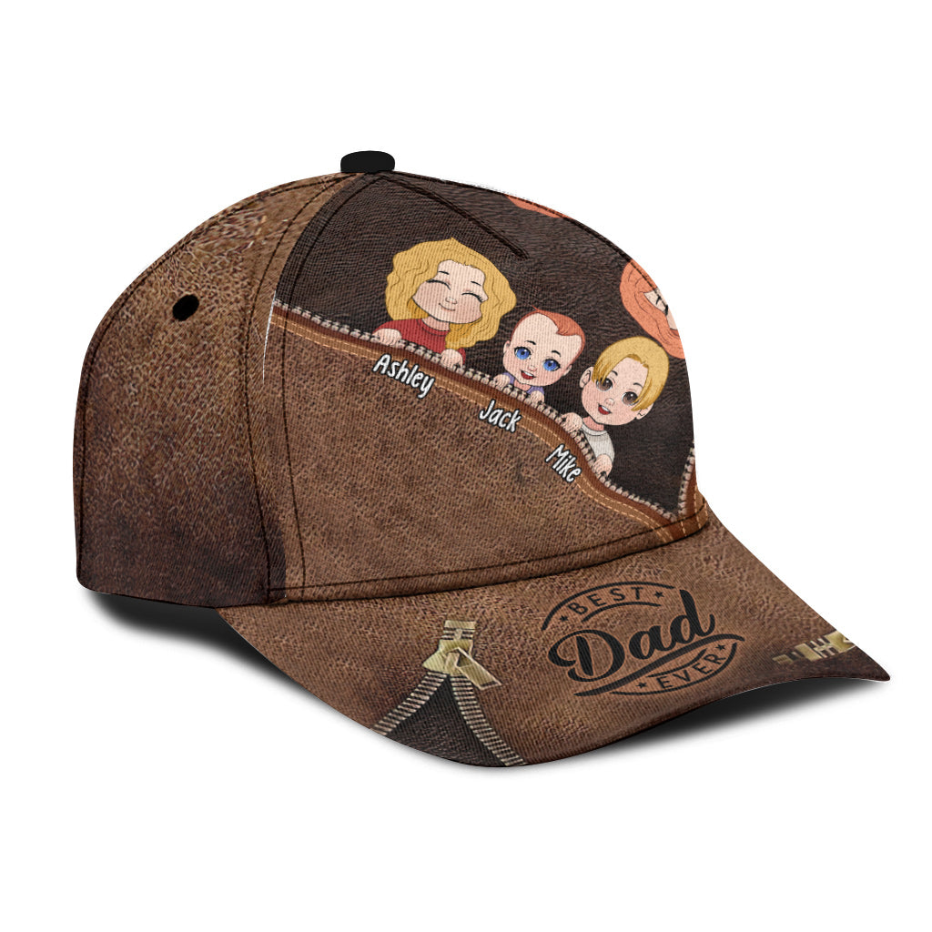 Best Dad Ever - Personalized Father Classic Cap
