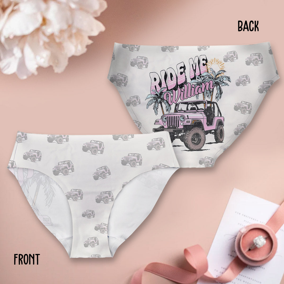 Ride Me - Personalized Car Women's Briefs