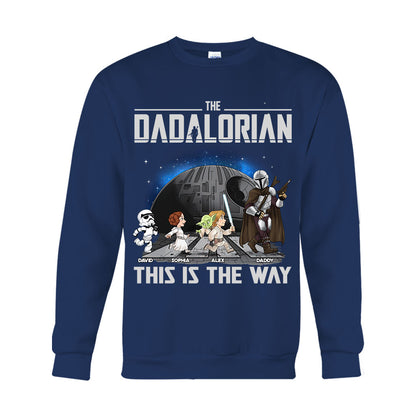 The Dadalorian This Is The Way - Personalized The Force T-shirt And Hoodie