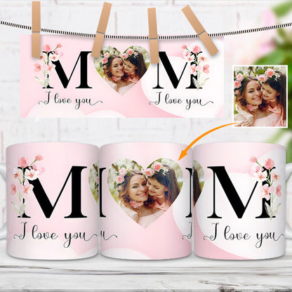 I Love You Mom - Personalized Mother Mug