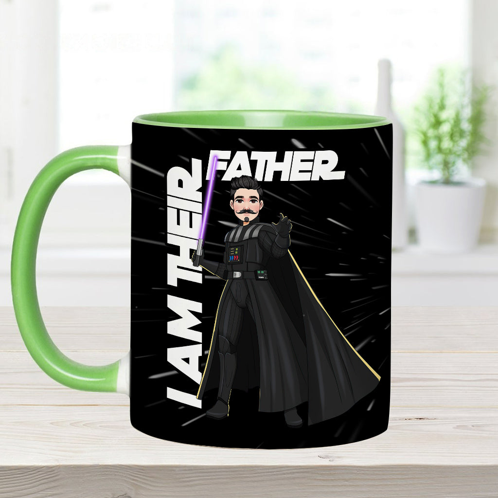 I Am Their Father - Personalized Father Accent Mug