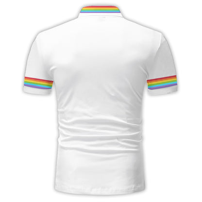 Pride Bear Pride Month - Personalized LGBT Support Polo Shirt
