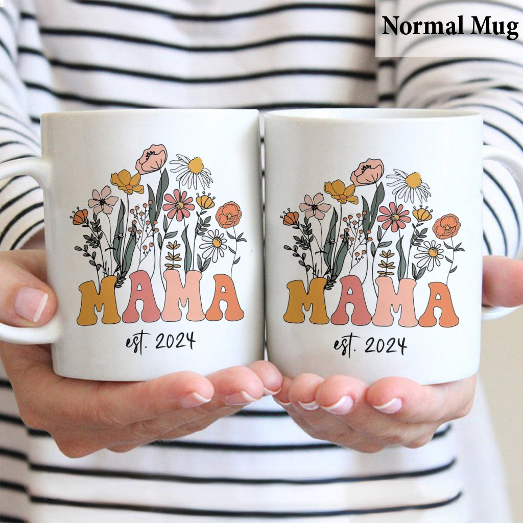 Mama Est. - Personalized Mother Mug