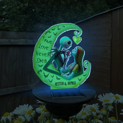 True Love Never Die - Personalized Nightmare Garden Solar Light
