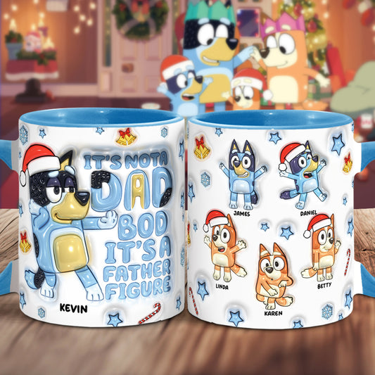 It's Not A Dad Bob - Personalized Father Accent Mug