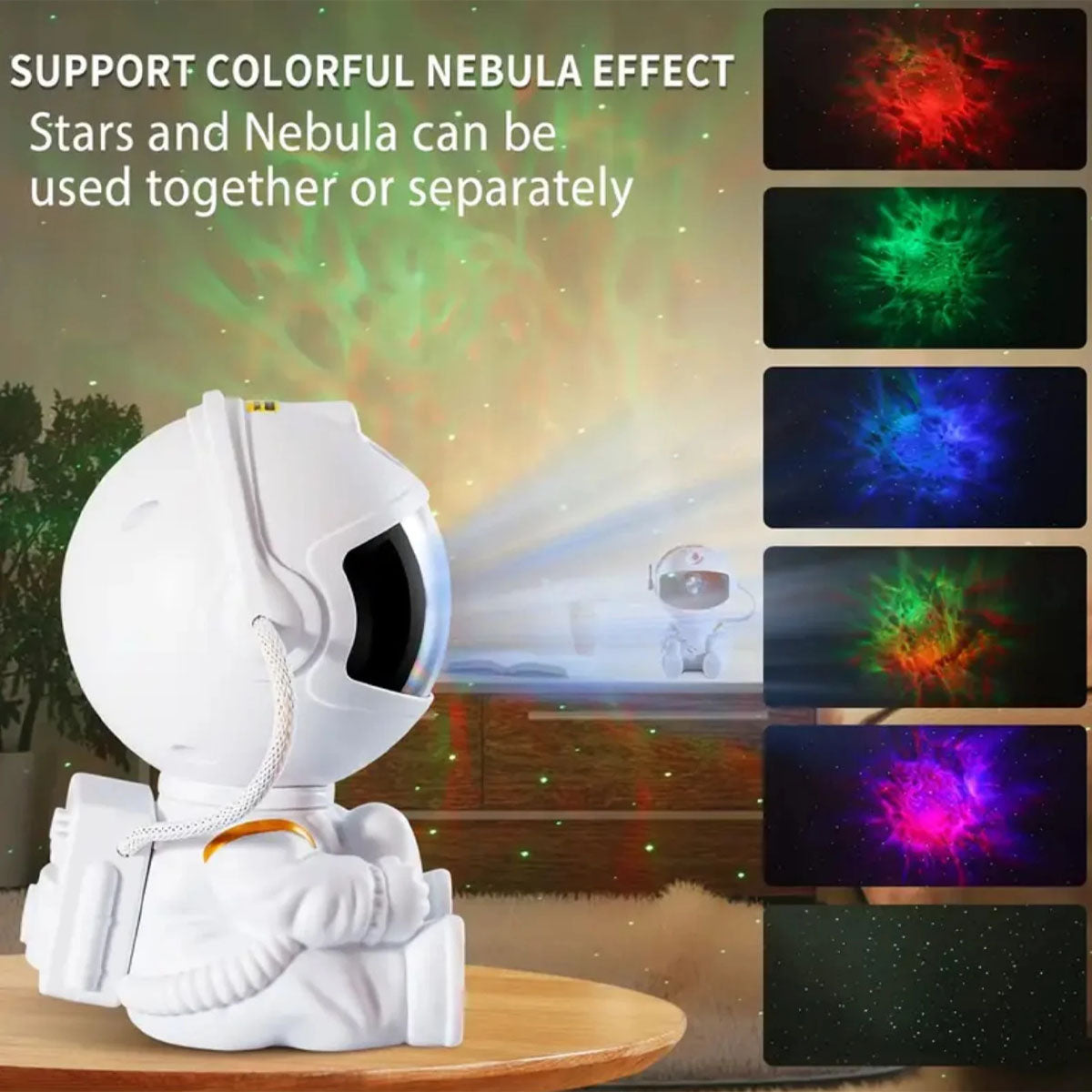 Beautiful Galaxy - Personalized Astronaut Projector Night Light