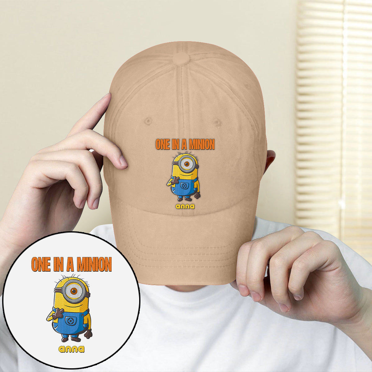 One In A Minion - Personalized Embroidered Classic Cap