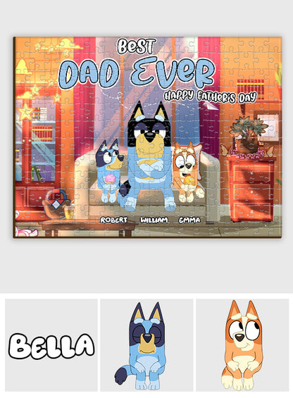 Best Dad Ever - Personalized Jigsaw Puzzle
