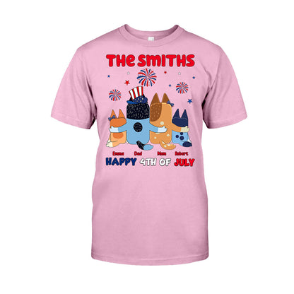 Happy 4th Of July - Personalized T-shirt And Hoodie