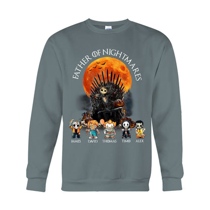 Father Of Nightmares - Personalized Father T-shirt And Hoodie