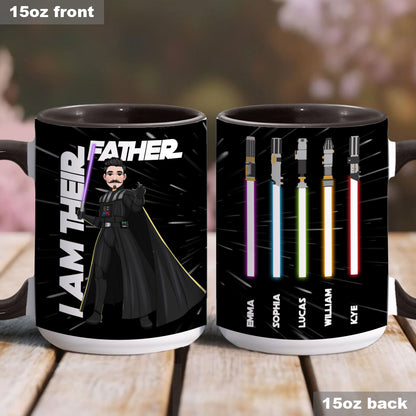 I Am Their Father - Personalized Father Accent Mug