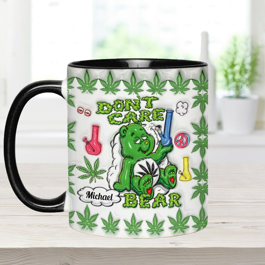Don't Care Bear - Personalized Weed Accent Mug