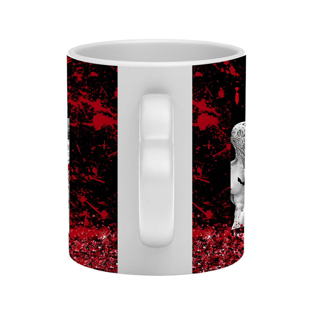 I Like Bad Boys - Personalized Heart Handle Mug
