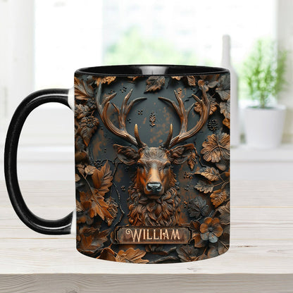 Stunning Deer - Personalized Hunting Accent Mug
