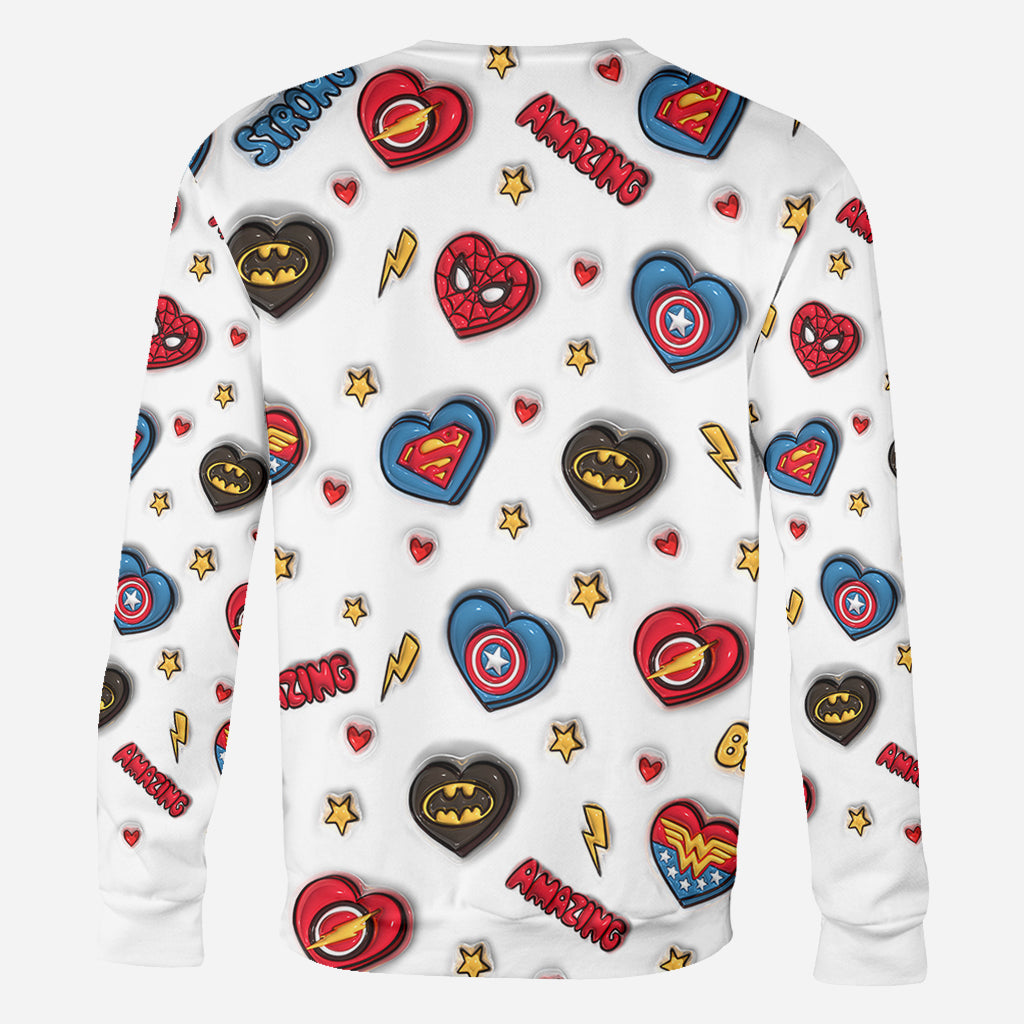 Happy Father's Day - Personalized Marvelous Universe All Over Shirt