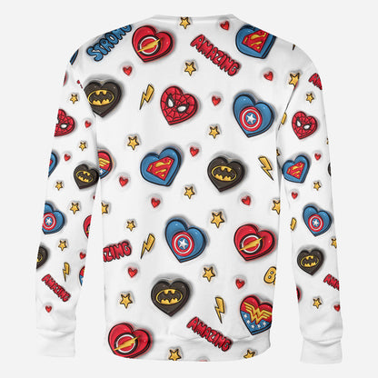 Happy Father's Day - Personalized Marvelous Universe All Over Shirt
