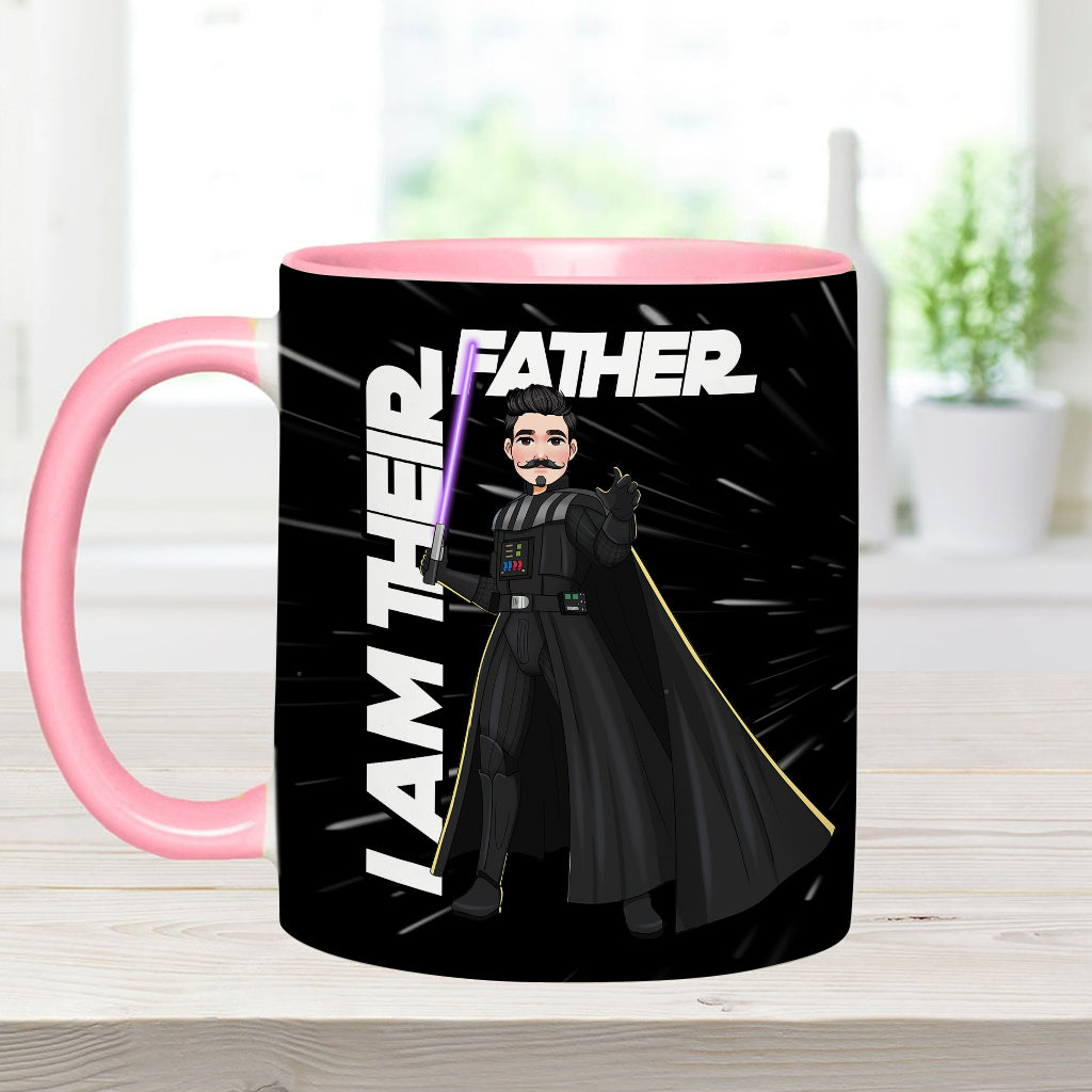 I Am Their Father - Personalized Father Accent Mug