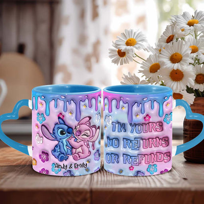 I'm Yours - Personalized Ohana Heart Handle Mug