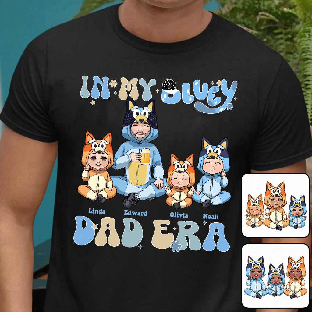 In My Dad Era - Personalized Father T-shirt And Hoodie