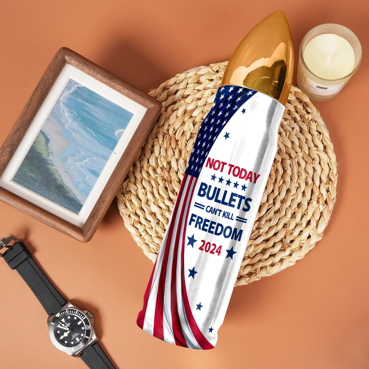 Bullets Can't Kill Freedom - Bullet Tumbler