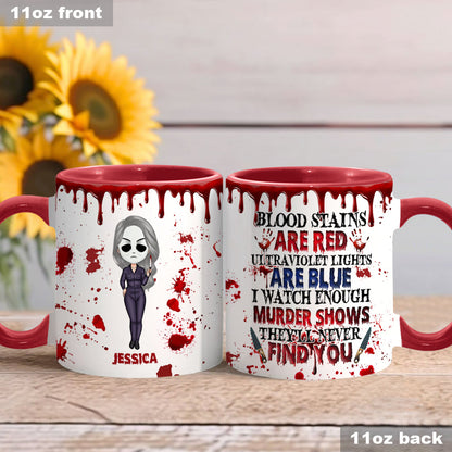 True Crime Mug - Personalized Accent Mug