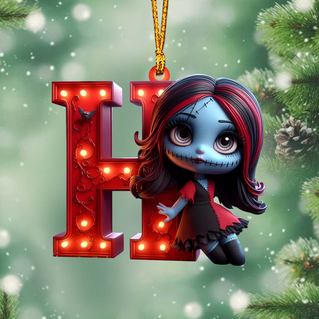 Nightmare Alphabet - Personalized Nightmare Ornament