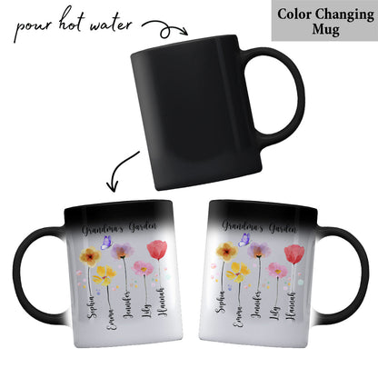 Grandma Garden - Personalized Grandma Mug