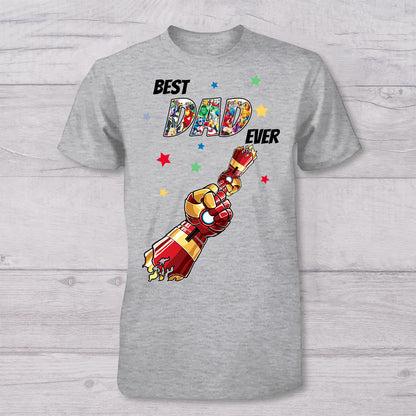 Best Dad Ever I Love You 3000 - Personalized Father T-shirt And Baby Onesie