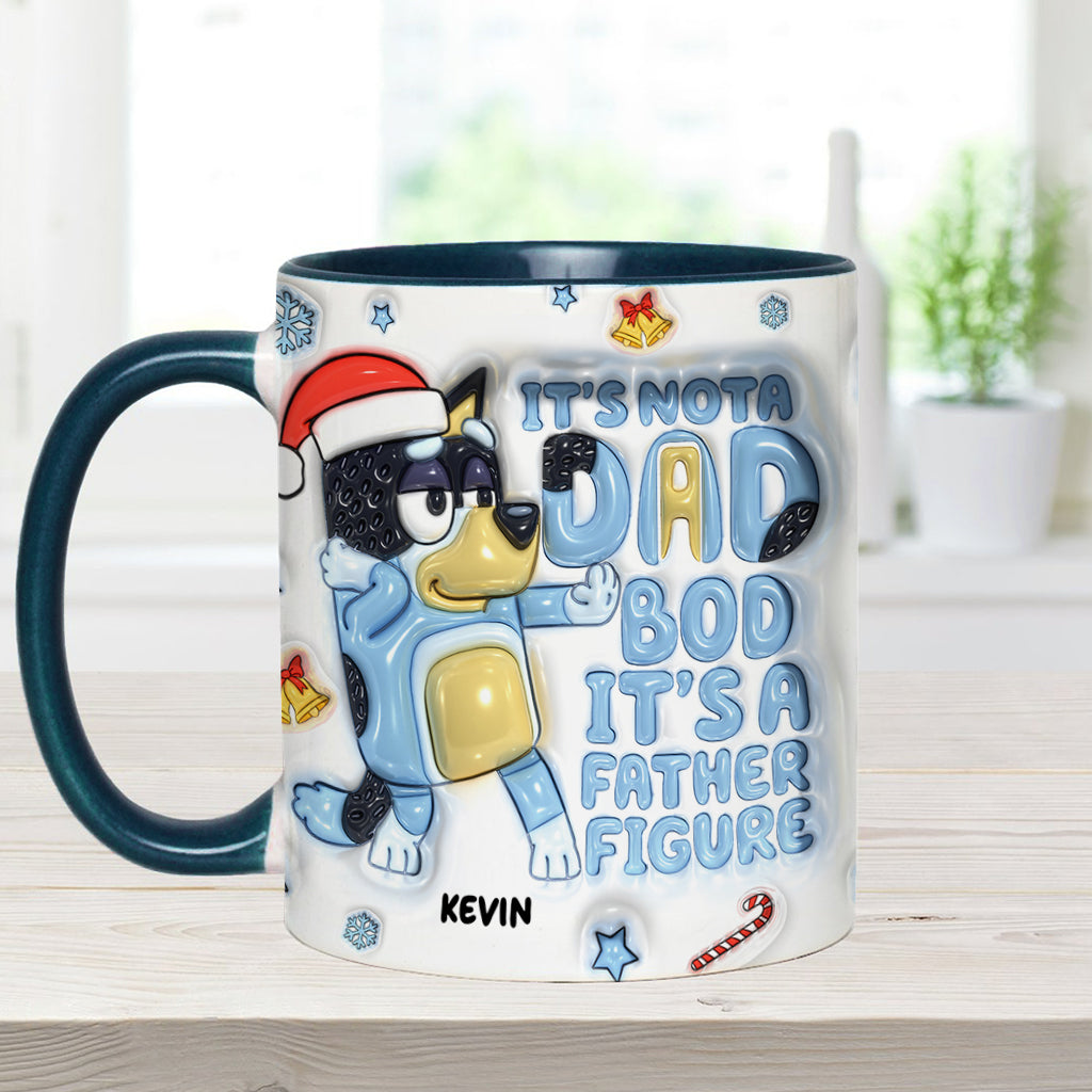 It's Not A Dad Bob - Personalized Father Accent Mug